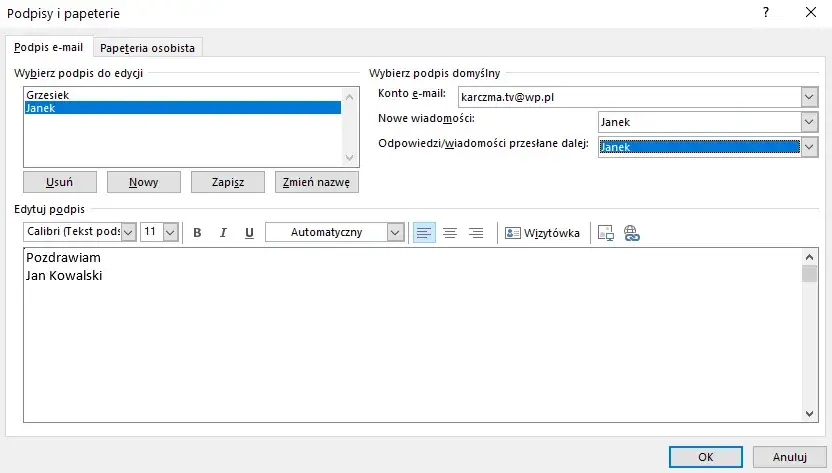 Zdjęcie  Jak dodać profesjonalny podpis w Outlook | Krótki poradnik