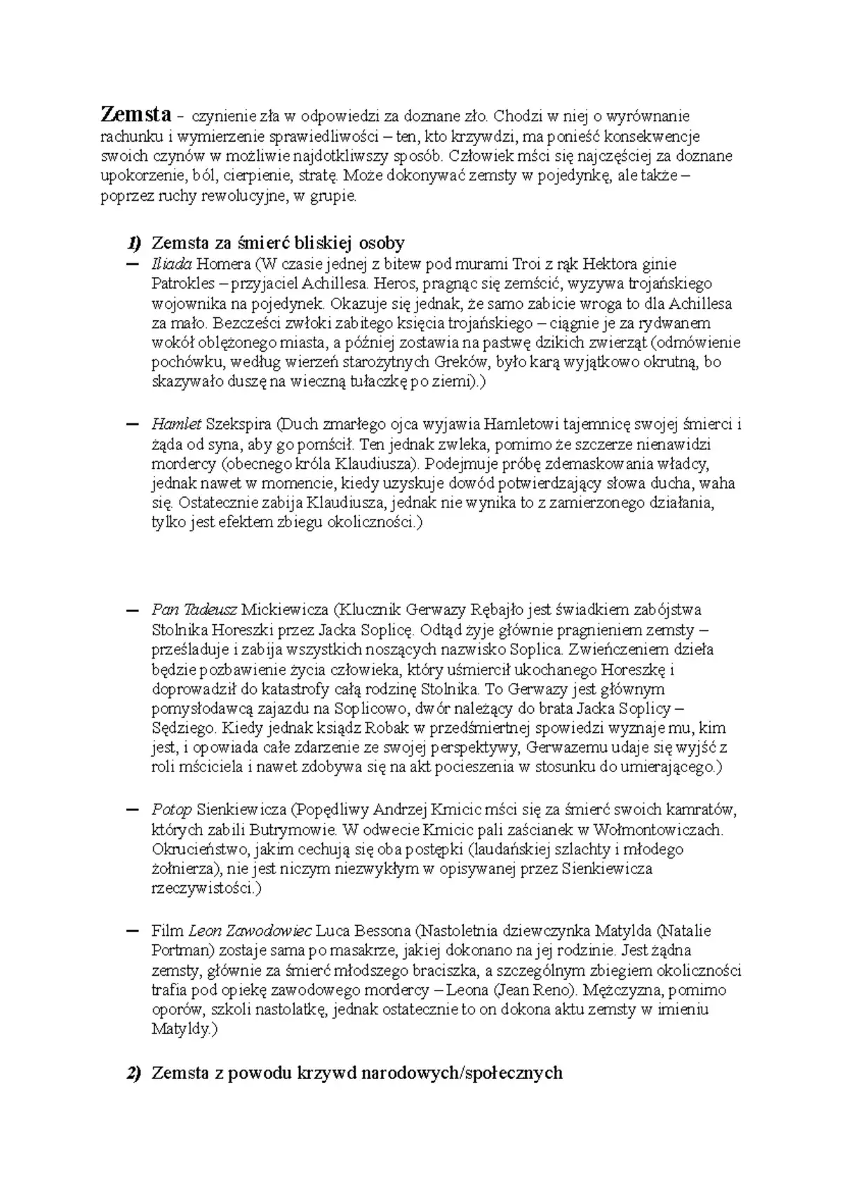 Zdjęcie Motyw zemsty w literaturze: jak wpływa na fabułę i postacie?