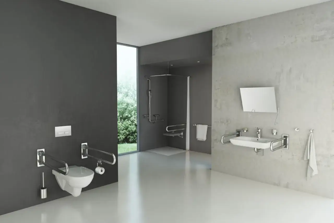 Zdjęcie Jak powinna wyglądać łazienka dla niepełnosprawnych - kompletne wymogi 2024