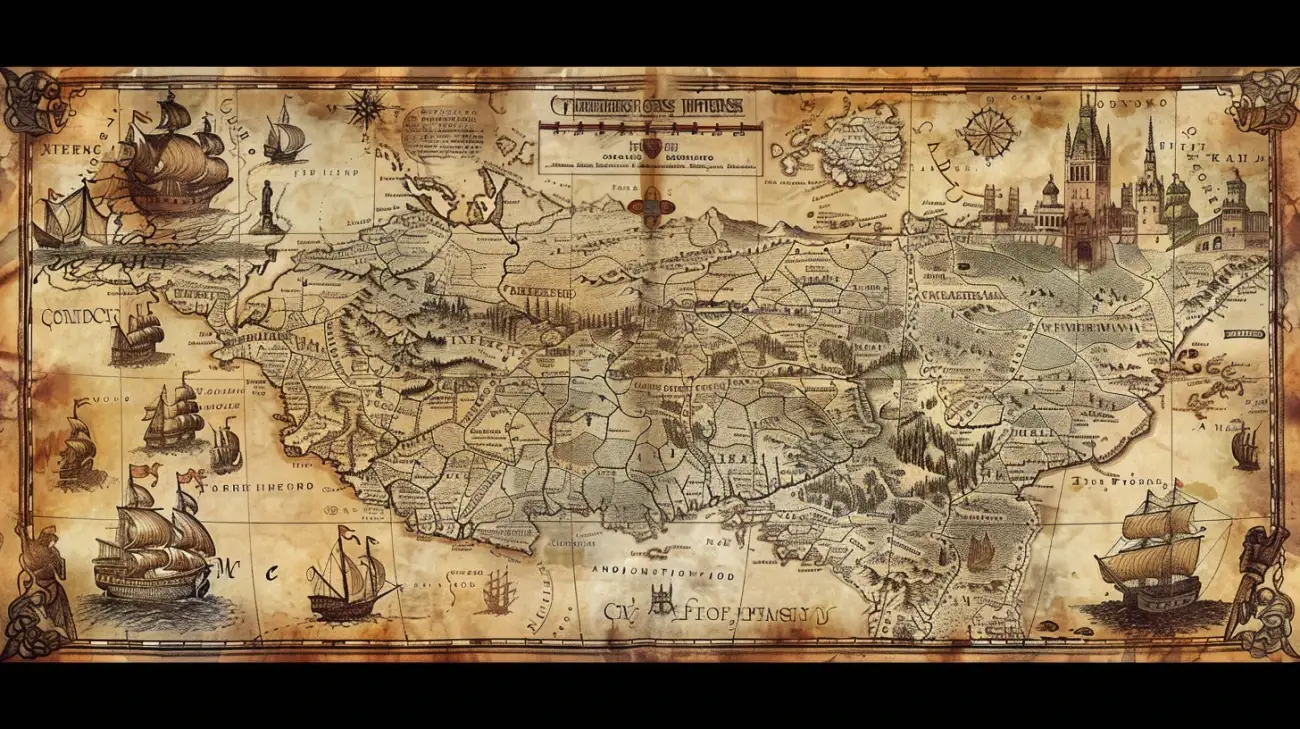 Zdjęcie Mapa Polski XVII w.: Obraz kraju w odległych wiekach.