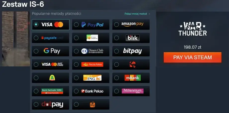 Zdjęcie Jak zapłacić blikiem na Steam, gdy ta metoda nie jest obsługiwana