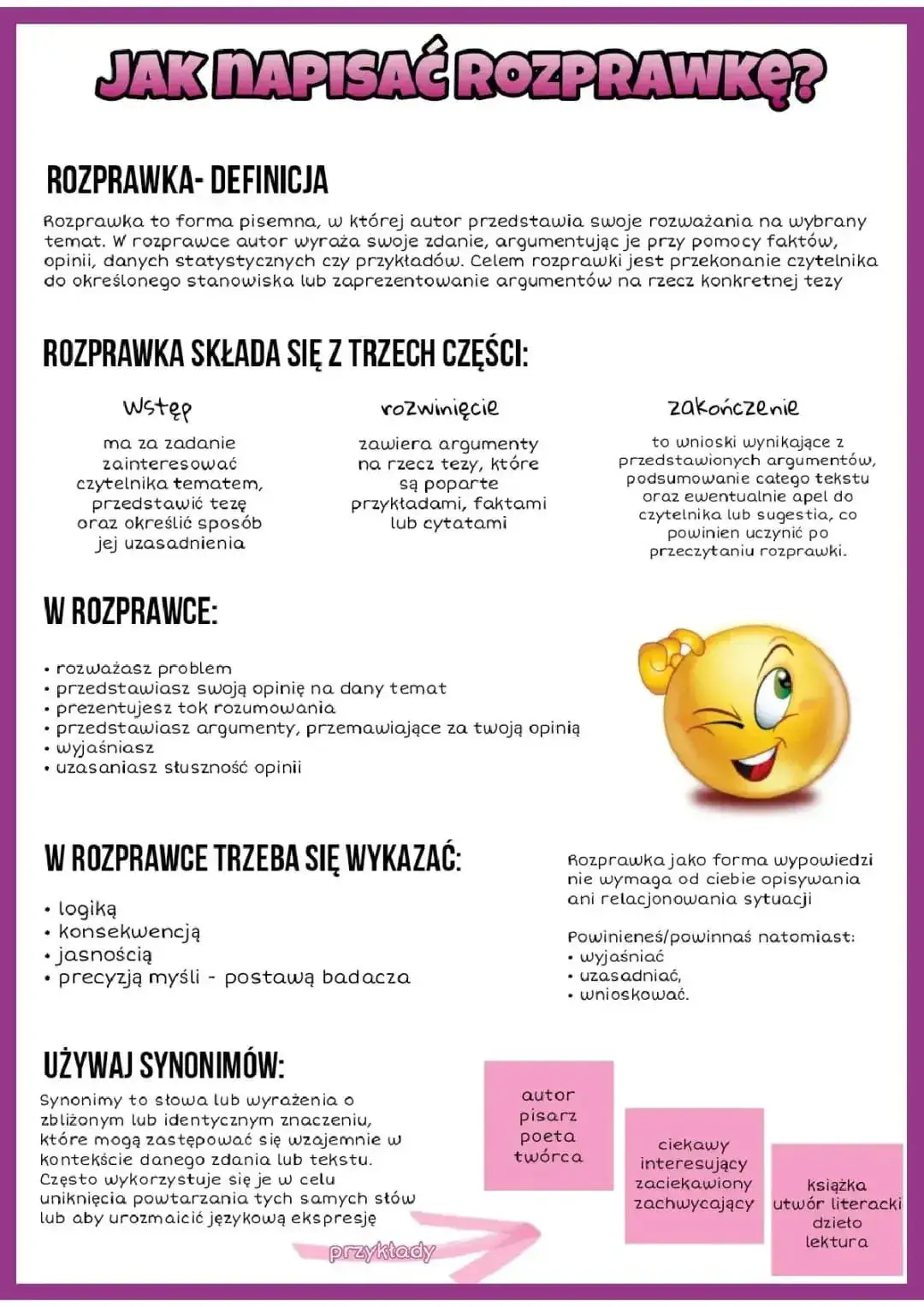 Zdjęcie Co powinna zawierać rozprawka? Kluczowe elementy i struktura