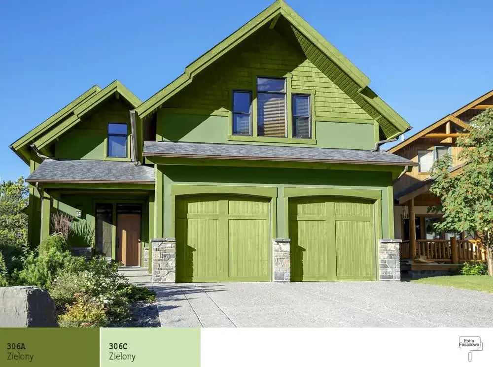 Zdjęcie Jaki kolor elewacji pasuje do zielonego dachu? 5 najlepszych opcji