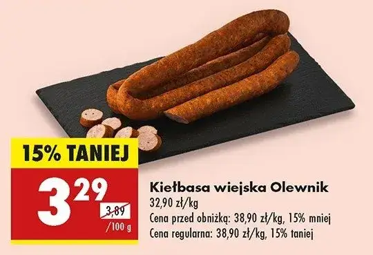 Zdjęcie Kiełbasa wiejska Biedronka - promocje i ceny, które musisz znać