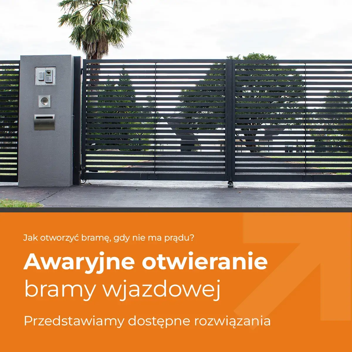 Zdjęcie Jak otworzyć bramę wjazdową bez prądu - proste sposoby na awarię