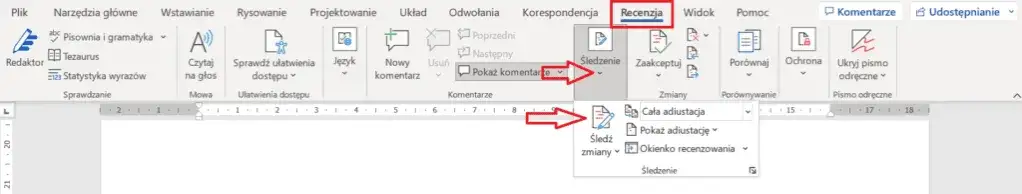 Zdjęcie Jak wyłączyć śledzenie zmian w Wordzie i uniknąć problemów z edytowaniem