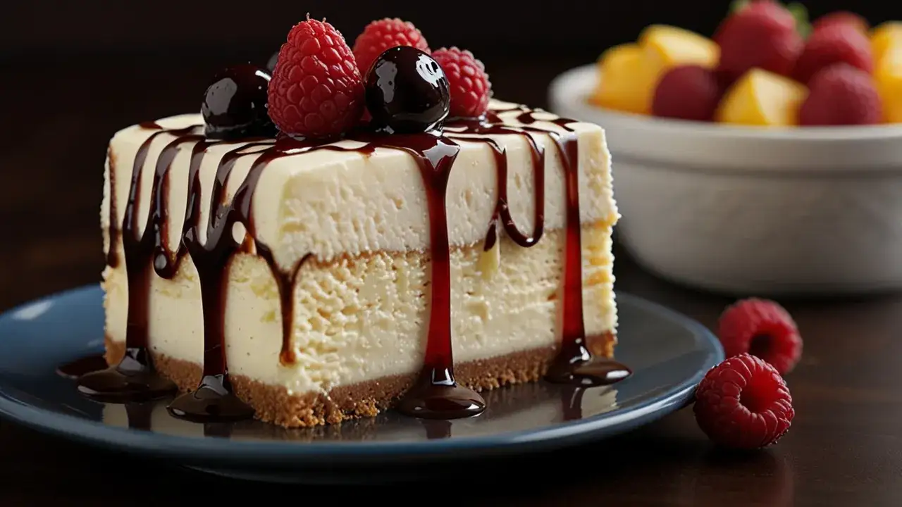 Zdjęcie Najlepszy sernik z musem z białej czekolady: przepis krok po kroku