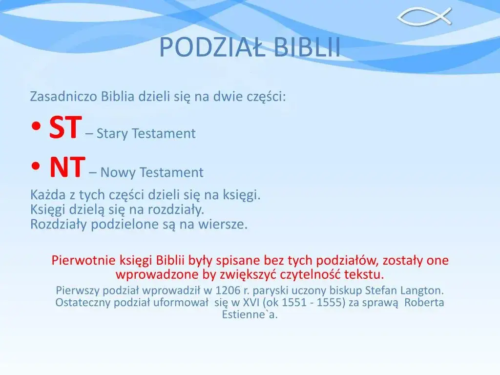 Zdjęcie Struktura biblii: Podział ksiąg biblijnych - proste wyjaśnienie