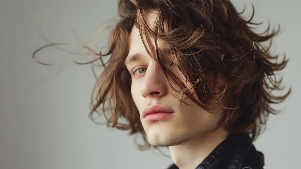 Zdjęcie Fryzura półdługa męska - Stylizacje półdługich męskich fryzur