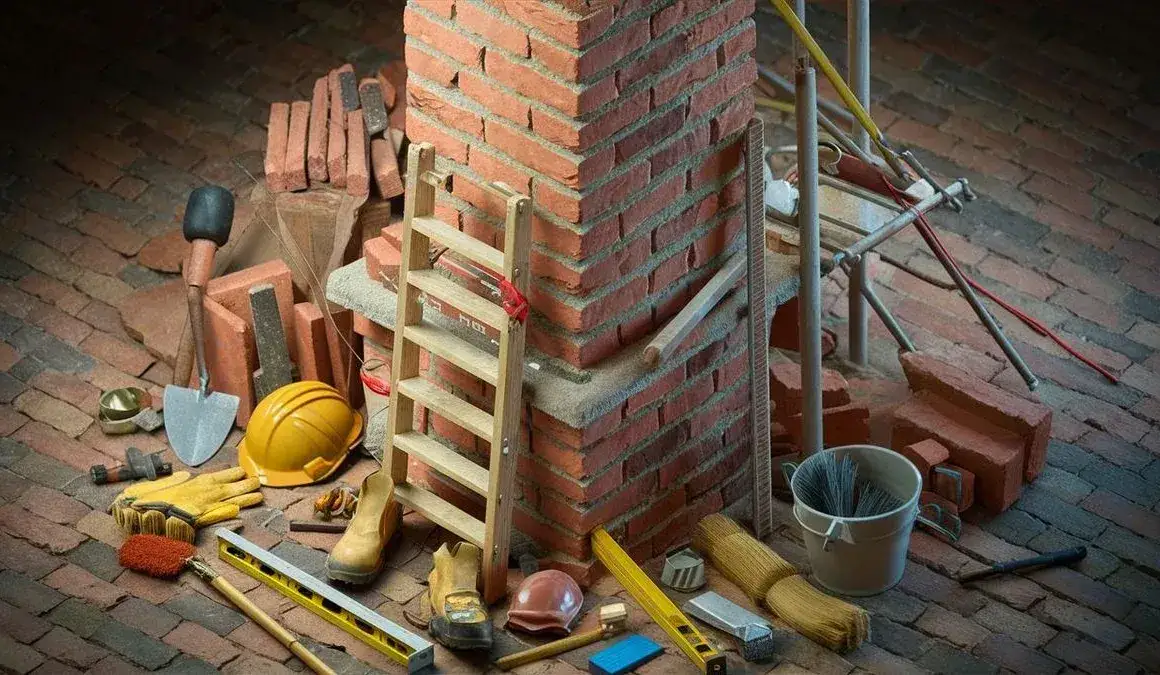 Zdjęcie Jak wybrać najlepszą zaprawę do komina z cegły dla trwałej budowy