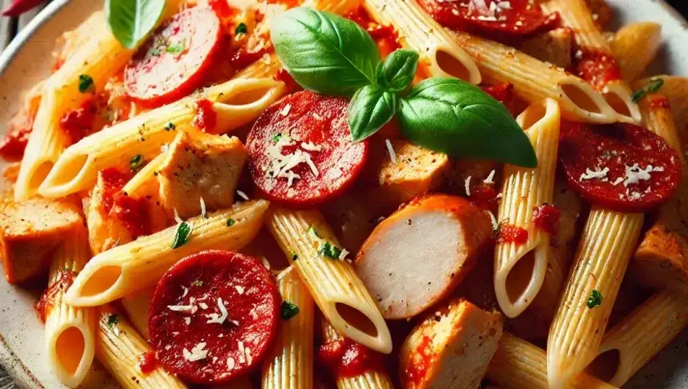 Zdjęcie Penne con pollo - prosty przepis na pyszne danie, które zaskoczy