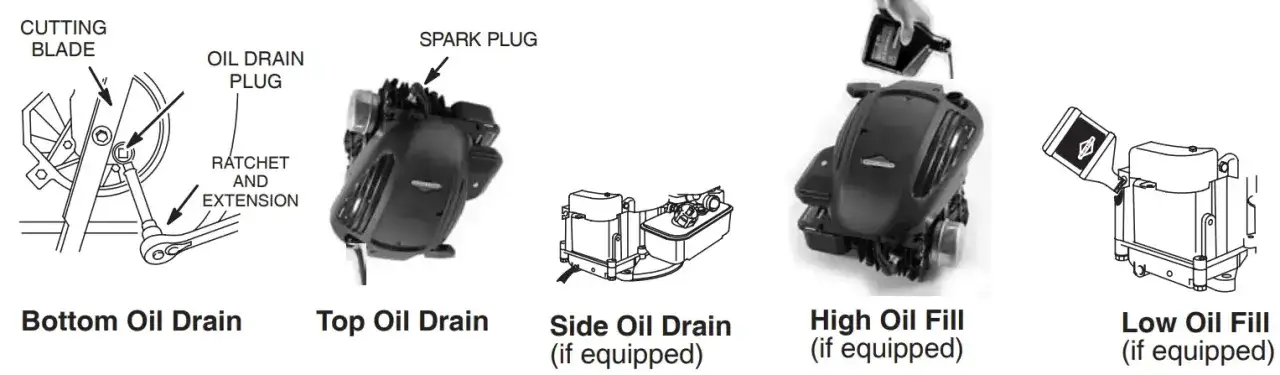 Zdjęcie Ile oleju do kosiarki Briggs &amp; Stratton? Sprawdź, aby uniknąć problemów