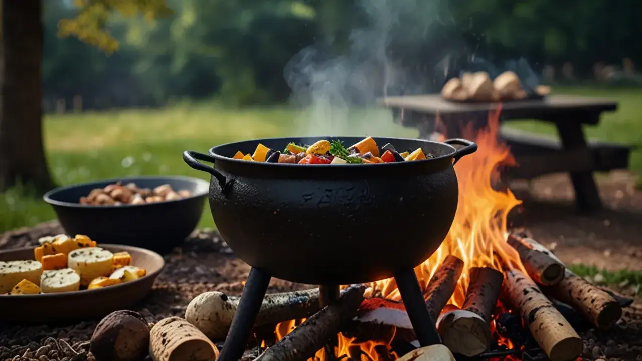 Zdjęcie Jakie są przepisy na kociołek na grillu? Pyszne dania z grilla
