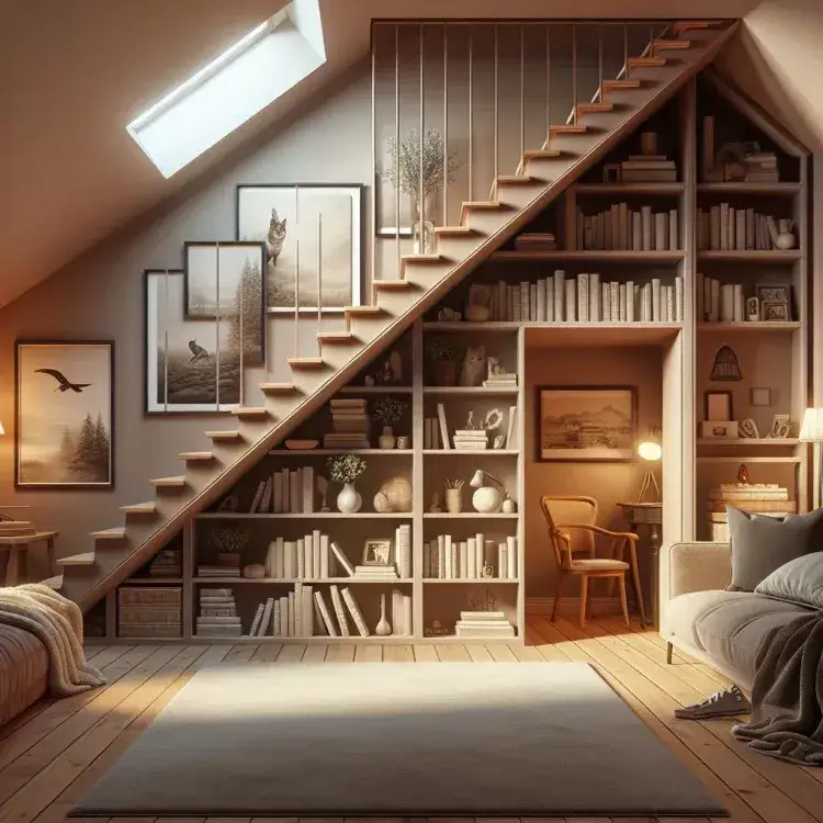 Zdjęcie Jak zamaskować wejście na strych - 7 sprytnych sposobów ukrycia