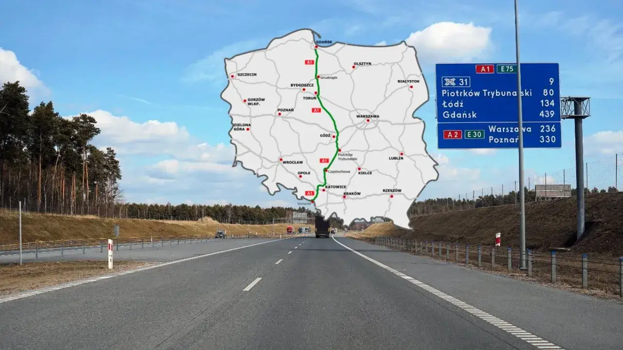 Zdjęcie Ile km ma autostrada A1? Poznaj długość i aktualny stan trasy
