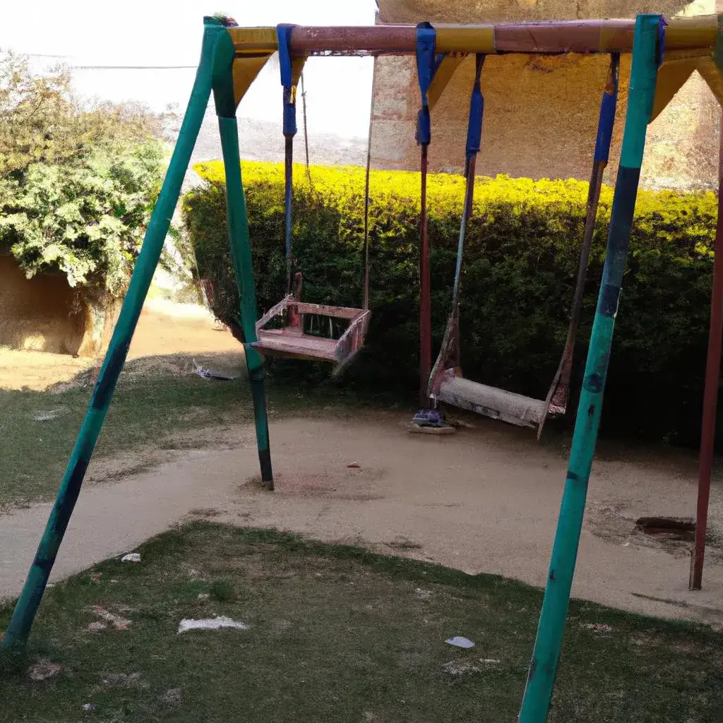 Zdjęcie Na czym postawić huśtawkę ogrodową, by uniknąć niebezpieczeństw?