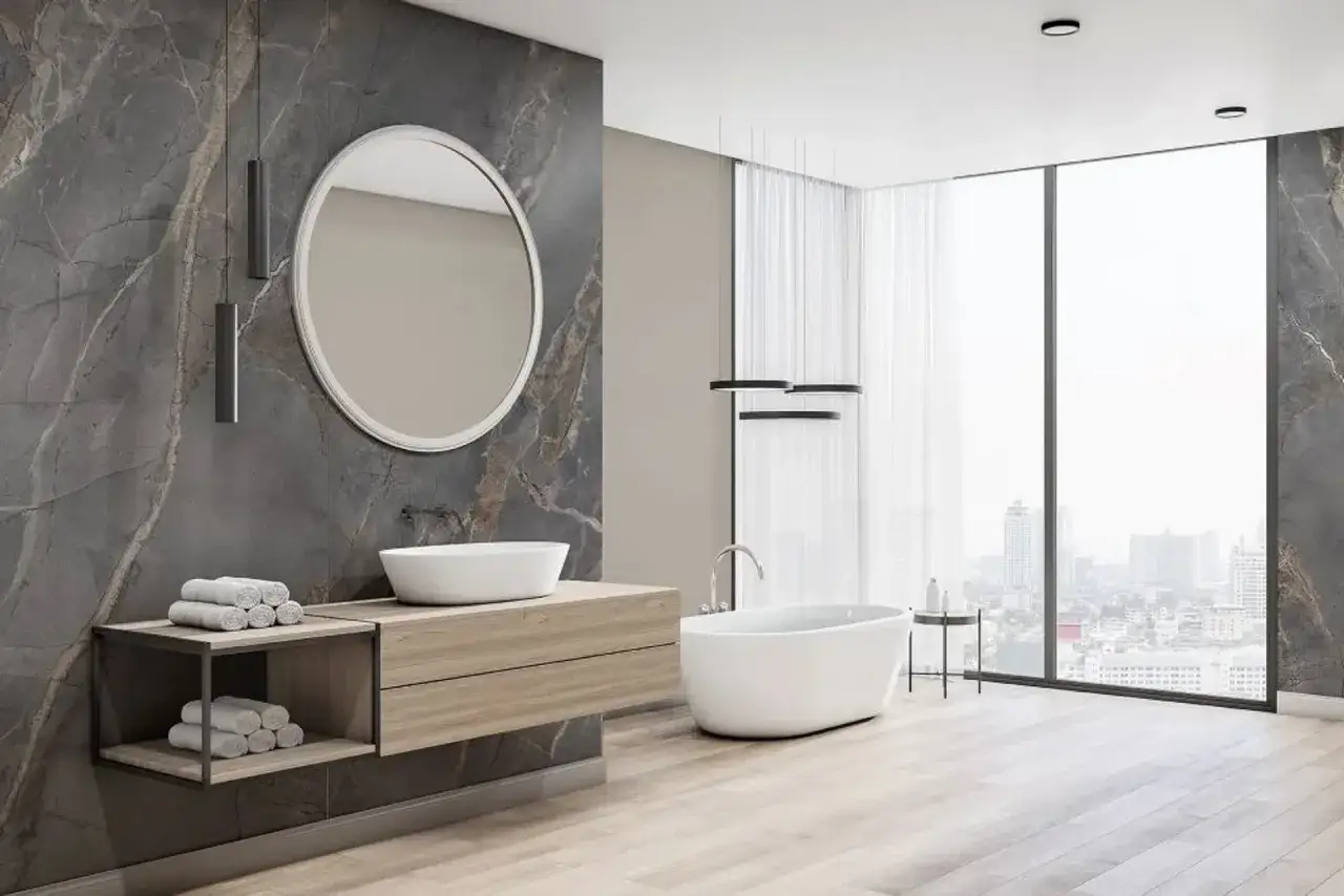 Zdjęcie Alternatywy dla płytek w łazience - nowoczesne i estetyczne rozwiązania