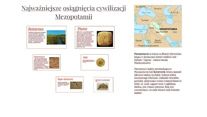 Zdjęcie Osiągnięcia cywilizacji mezopotamii, które zmieniły bieg historii