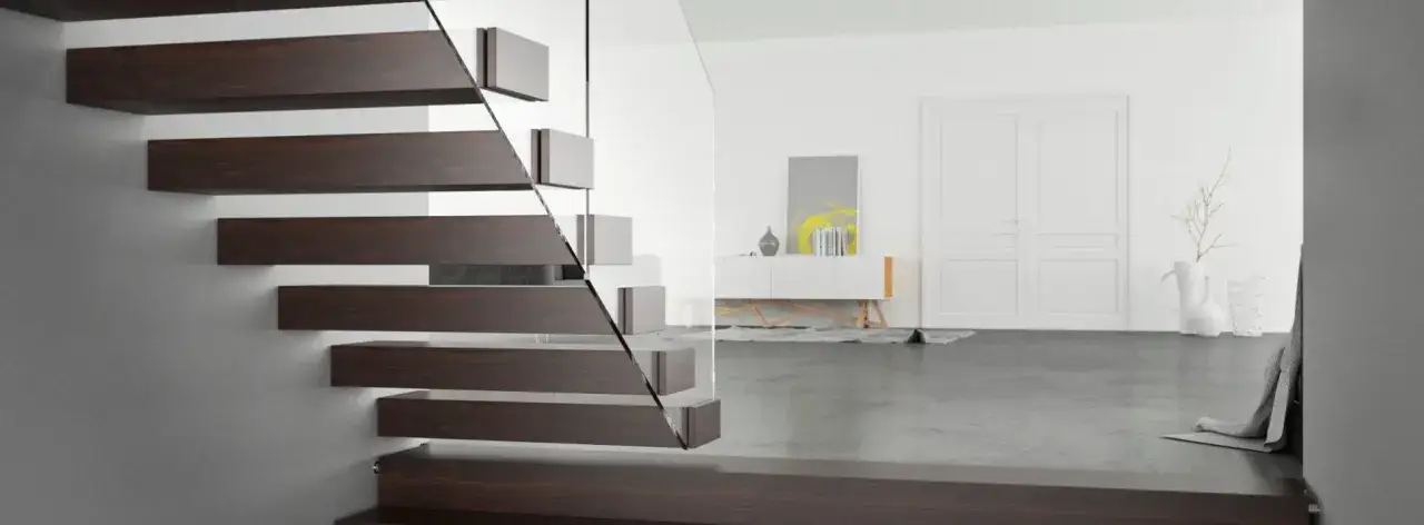 Zdjęcie Ciemne schody jaka podłoga – idealne połączenia dla Twojego wnętrza