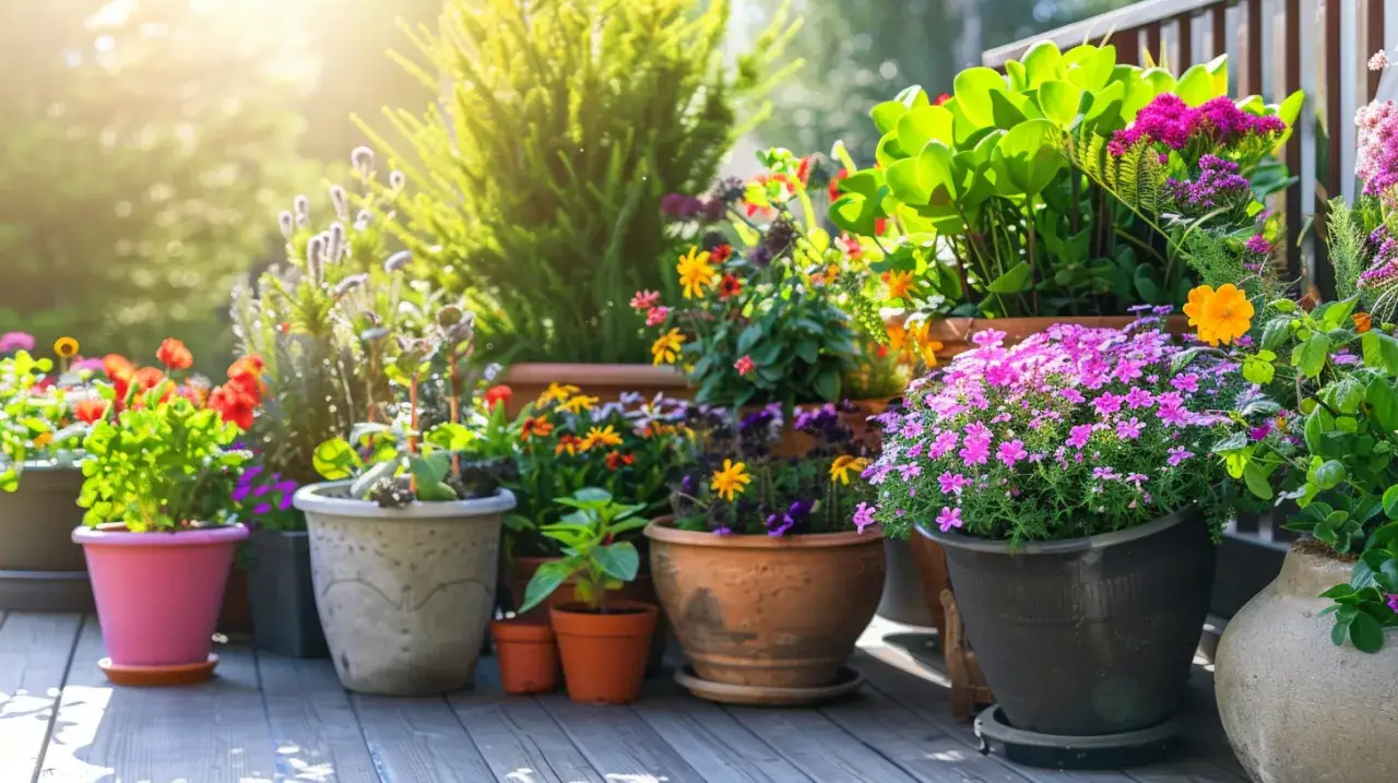Zdjęcie Rośliny do donic na taras - Najlepsze gatunki
