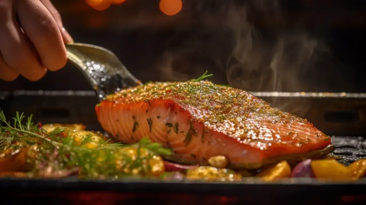 Zdjęcie Jak długo piec łososia w piekarniku? Sprawdź, by uniknąć suchych potraw!