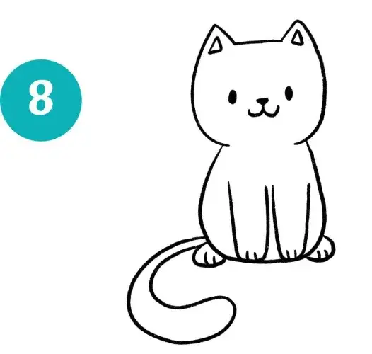 Zdjęcie Jak się maluje kotka – proste kroki do pięknego rysunku kota