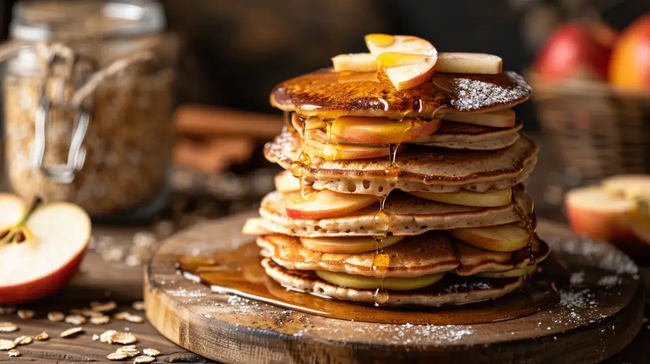 Zdjęcie Placki owsiane z jabłkiem: Zdrowa i pyszna przekąska - prosty przepis