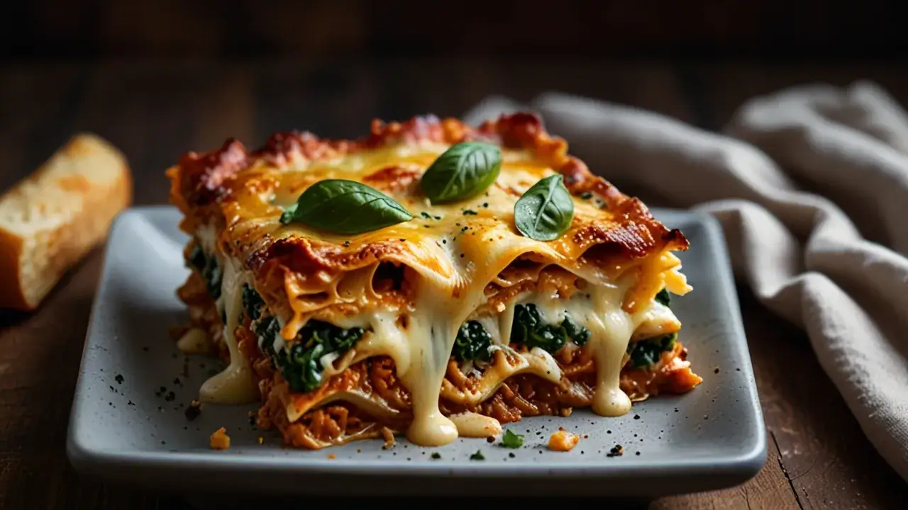 Zdjęcie Jakie są najlepsze przepisy na lasagne ze szpinakiem i kurczakiem?