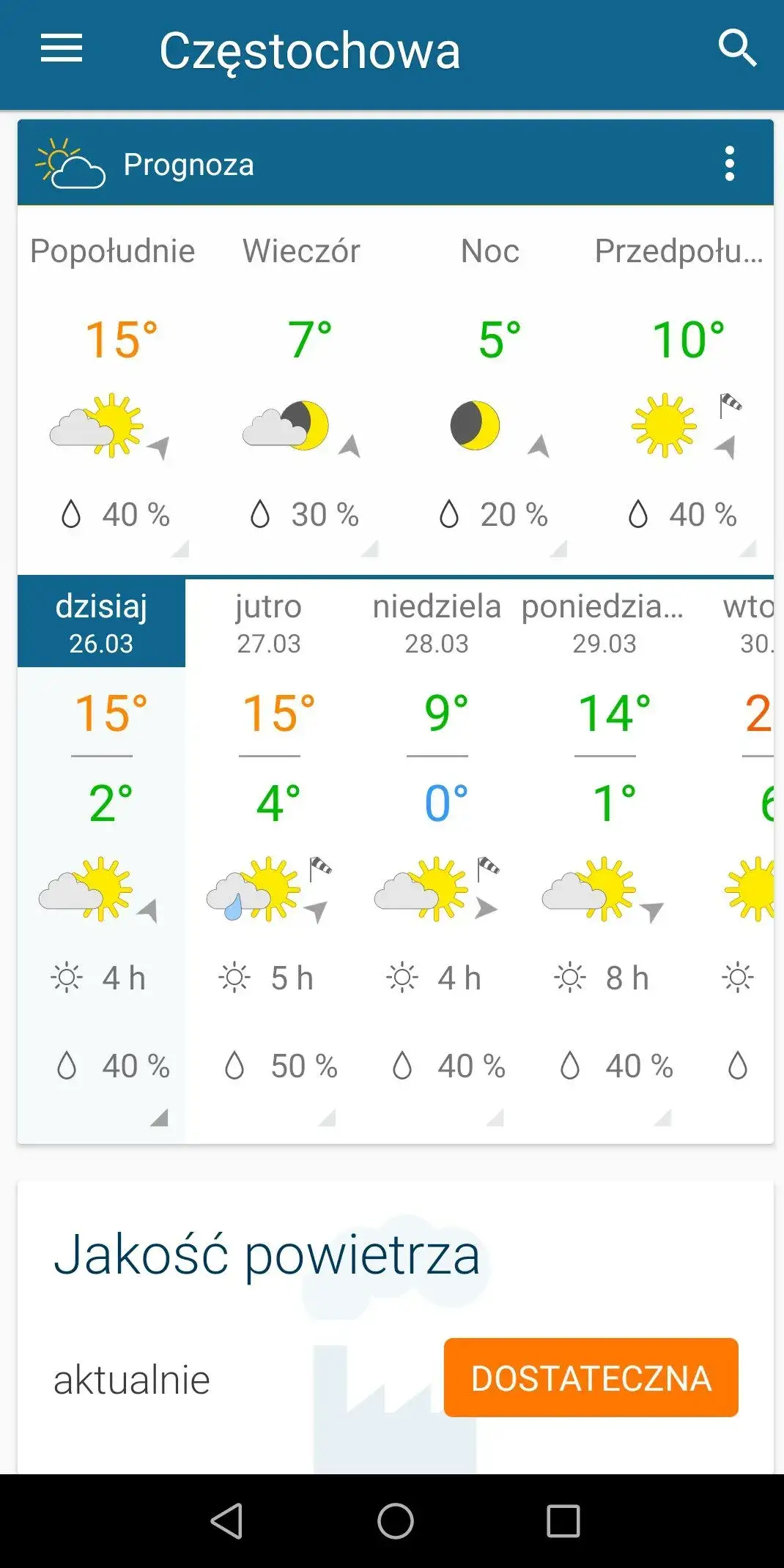 Zdjęcie Najlepsza aplikacja pogodowa: porównanie dokładności i funkcji dla każdego użytkownika