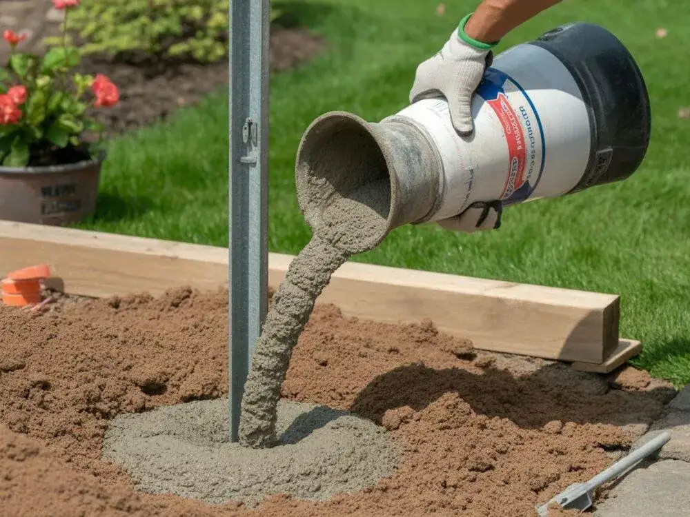 Zdjęcie Jaki cement do słupków ogrodzeniowych? Wybierz najlepszy beton dla trwałości