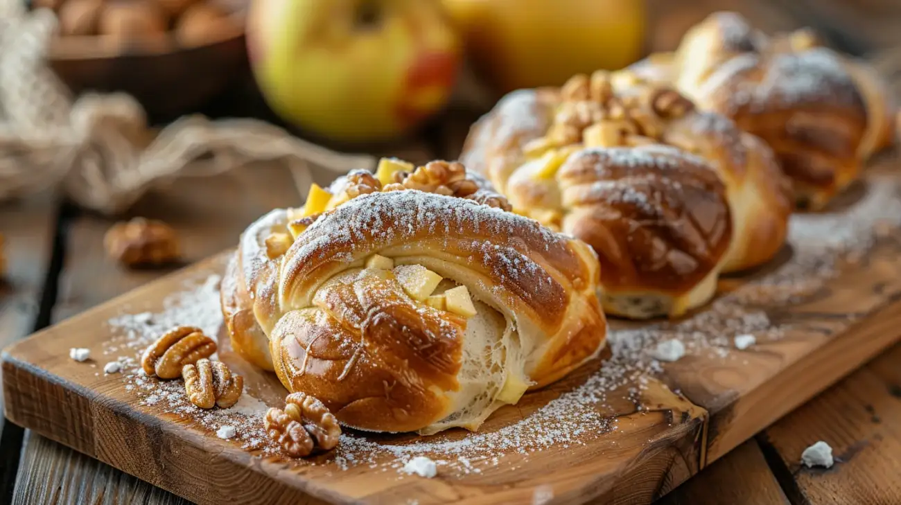 Zdjęcie Ciasteczka drożdżowe z jabłkami - Przepis, który musisz znać