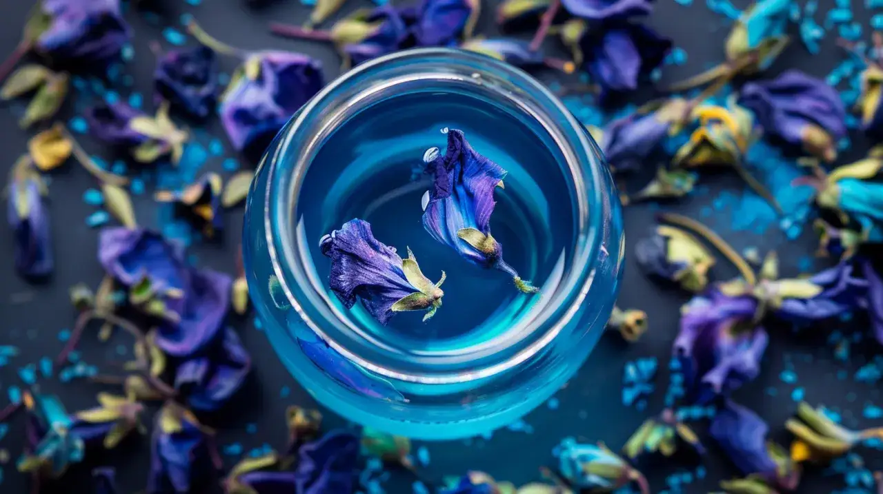 Zdjęcie Herbata Butterfly Pea Tea - egzotyczny napój o niebieskim kolorze