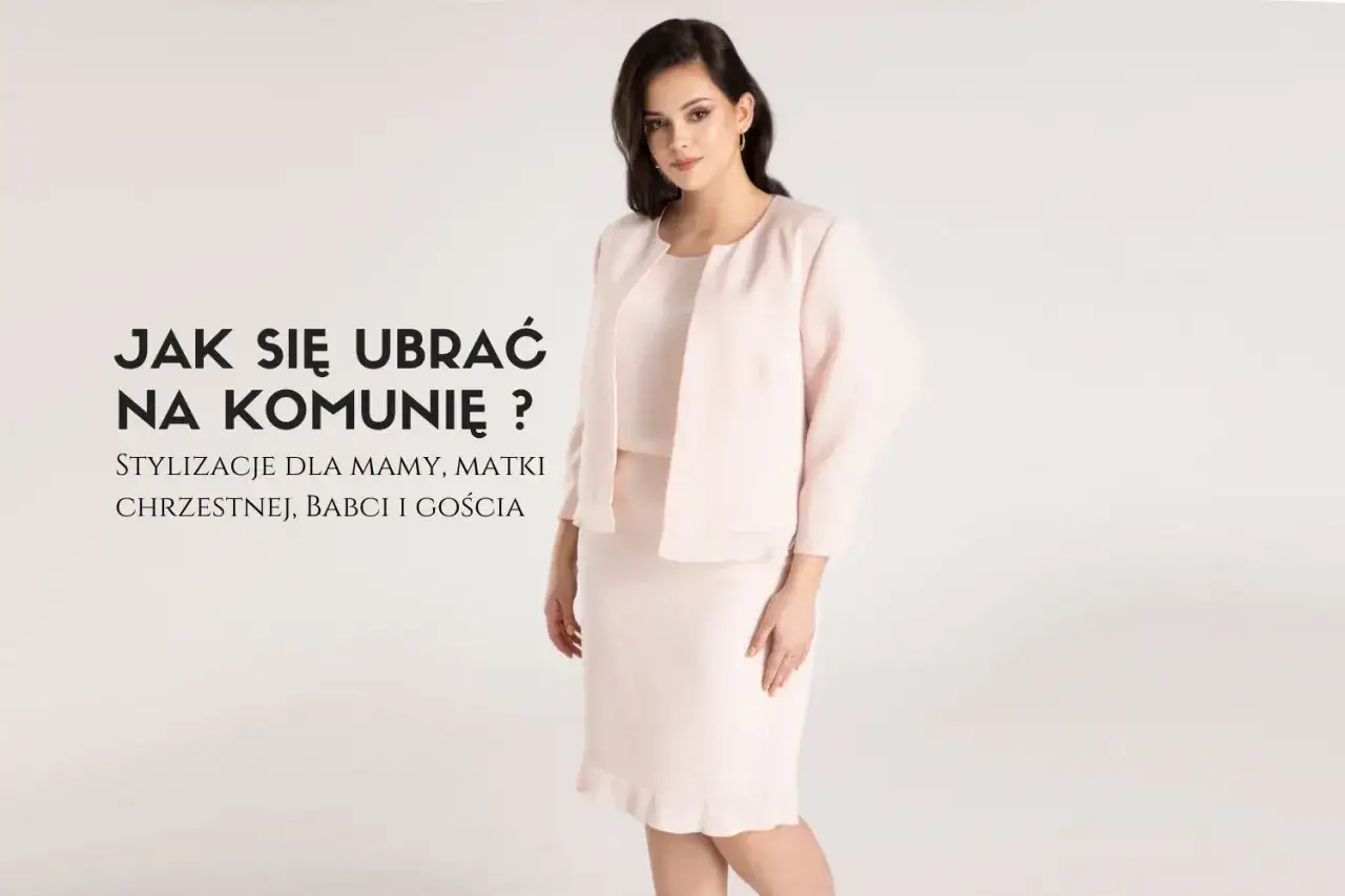 Zdjęcie Str&oacute;j na komunię chrześniaka: Eleganckie porady dla matki chrzestnej