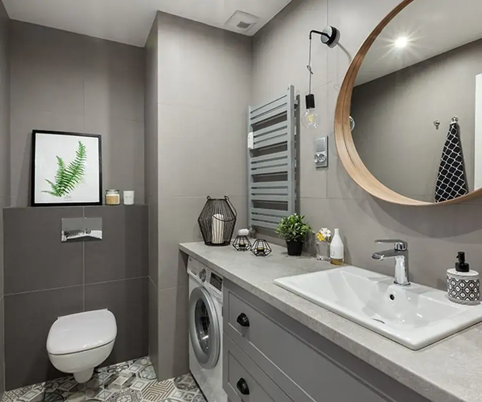 Zdjęcie Jak ukryć pralkę w łazience? 5 kreatywnych sposobów i praktyczne porady