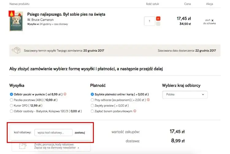 Zdjęcie Kody rabatowe do Taniej Książki: wszystkie aktualne zniżki i promocje