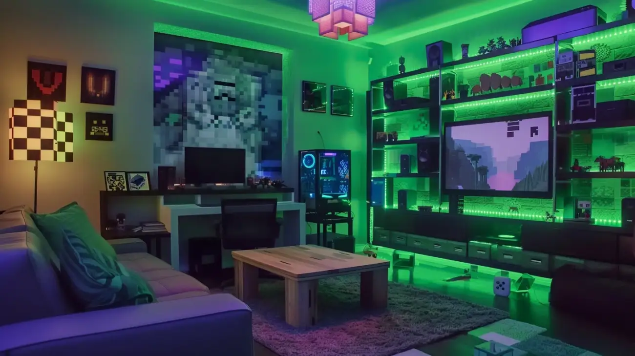 Zdjęcie Dekoracje Minecraft: Jak stworzyć niepowtarzalny świat w twoim pokoju