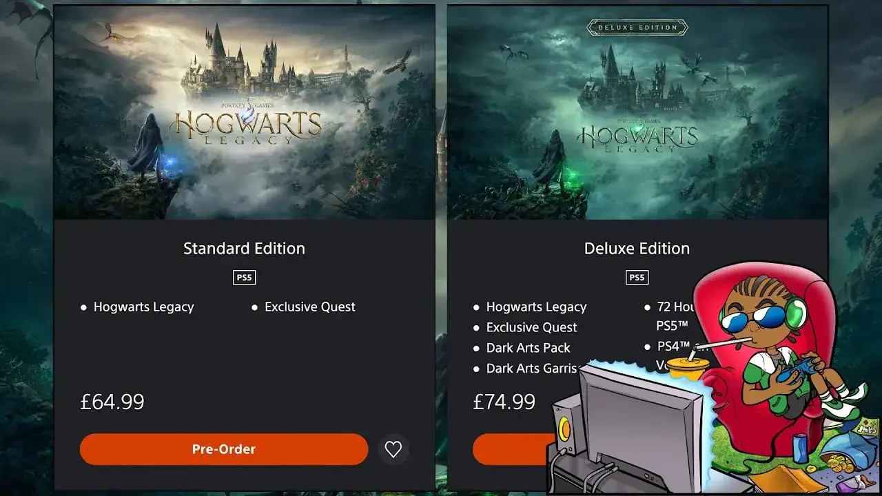 Zdjęcie Zawartość Hogwarts Legacy Deluxe Edition - Kompletny przegląd