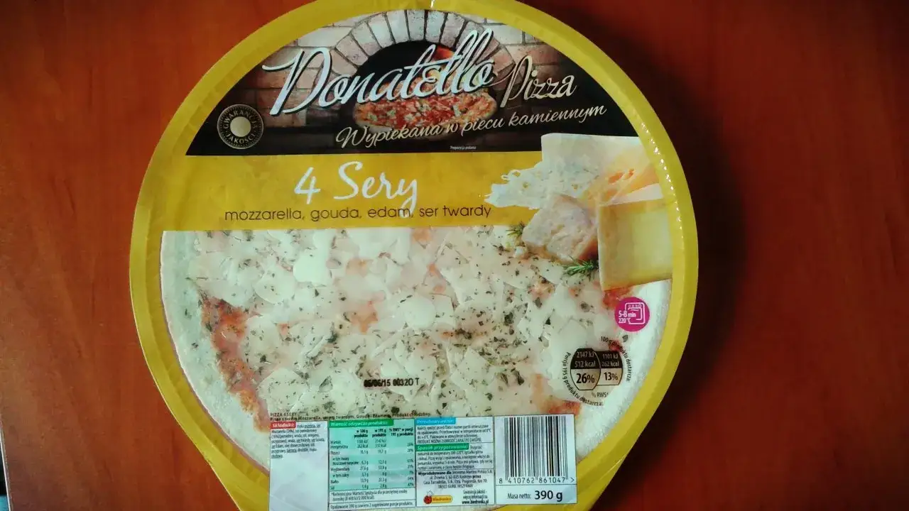Zdjęcie Ile kalorii ma pizza Guseppe 4 sery? Zaskakujące wartości kaloryczne