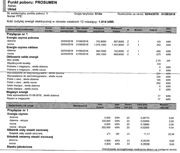 Zdjęcie Jak czytać rachunek za prąd fotowoltaiką i zrozumieć swoje oszczędności