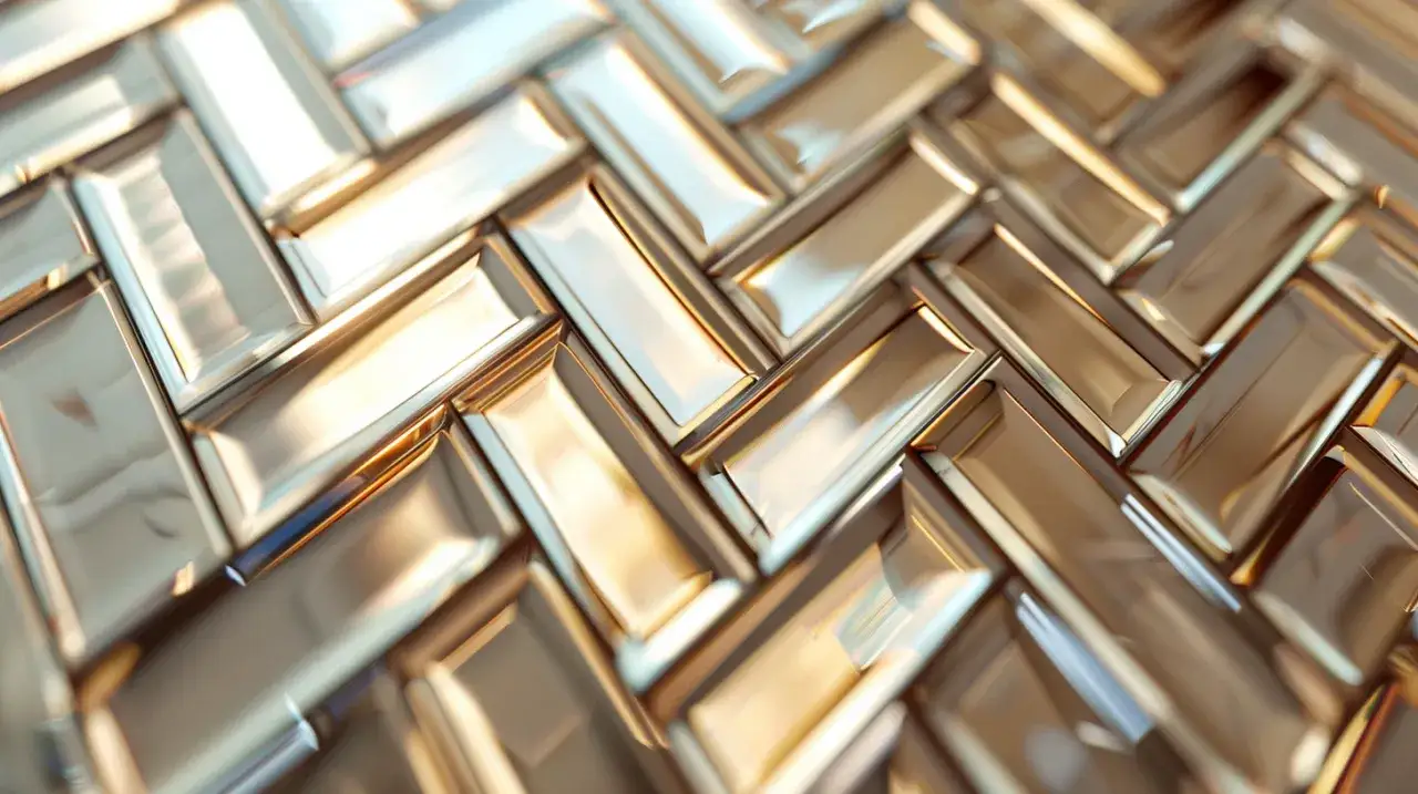 Zdjęcie Płytki fazowane: Jakie płytki lustrzane fazowane wybrać do nowoczesnego wnętrza?