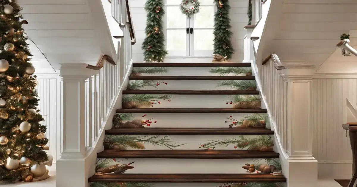Zdjęcie Jak ubrać schody na święta: inspiracje, porady i bezpieczne dekoracje