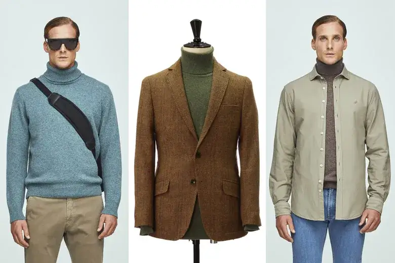 Zdjęcie Tu jersey cuello alto hombre: &iquest;C&oacute;mo combinarlo para cada ocasi&oacute;n?