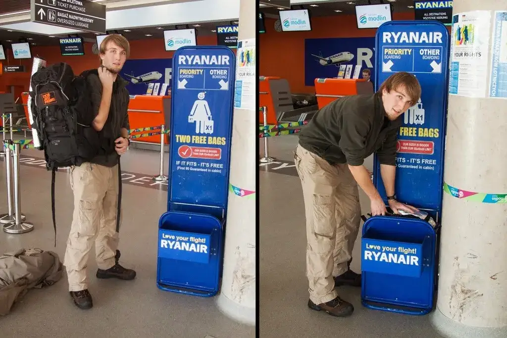 Zdjęcie Czy Ryanair sprawdza wymiary bagażu podręcznego? Oto, co musisz wiedzieć