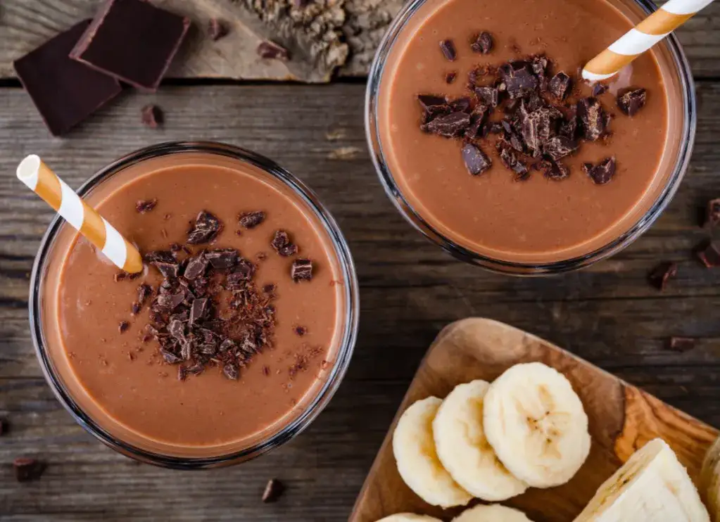 Zdjęcie Batido de chocolate y plátano: El secreto de la cremosidad