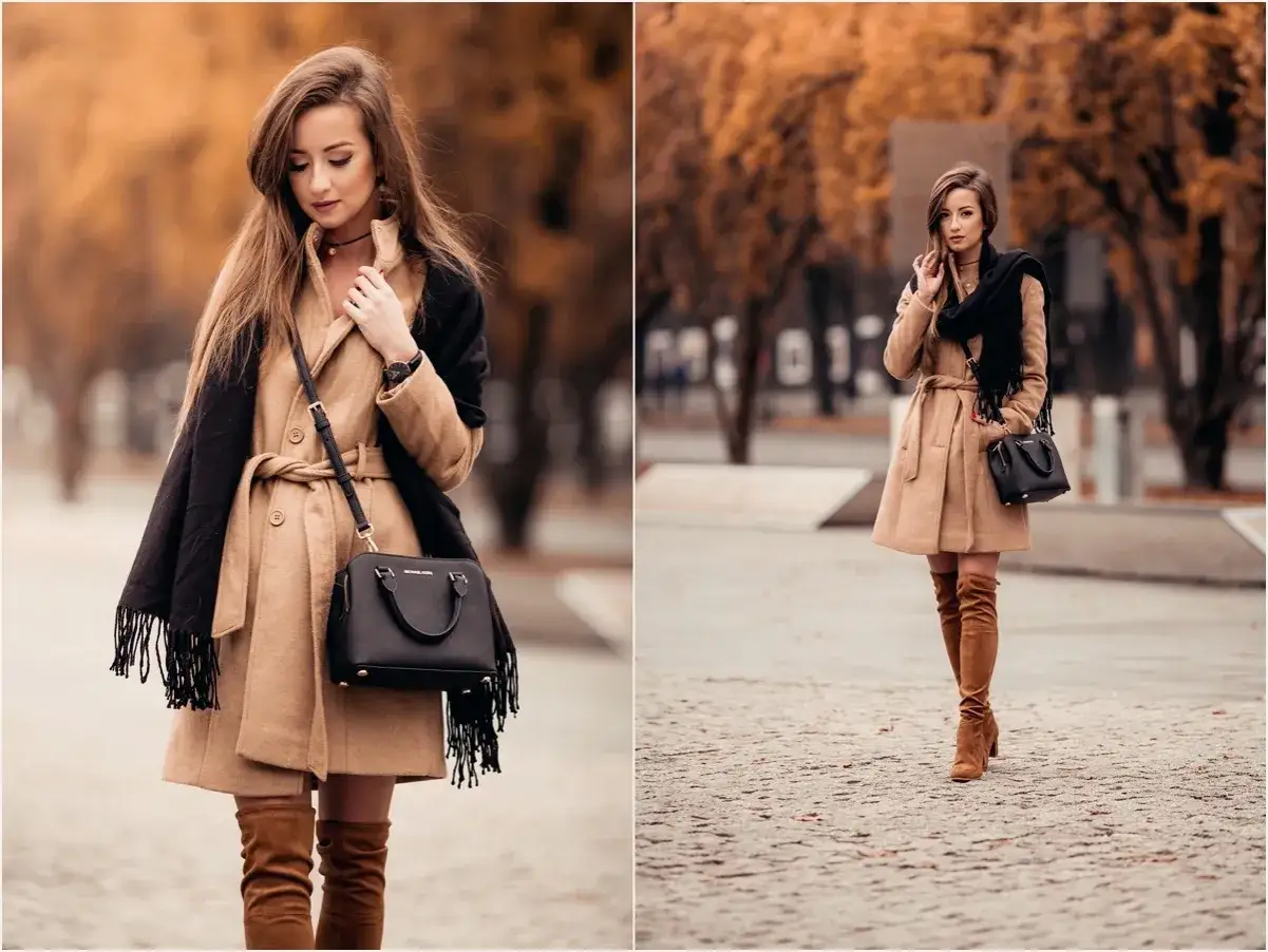 Zdjęcie Stylizacje z botkami camel – odkryj modne połączenia na jesień