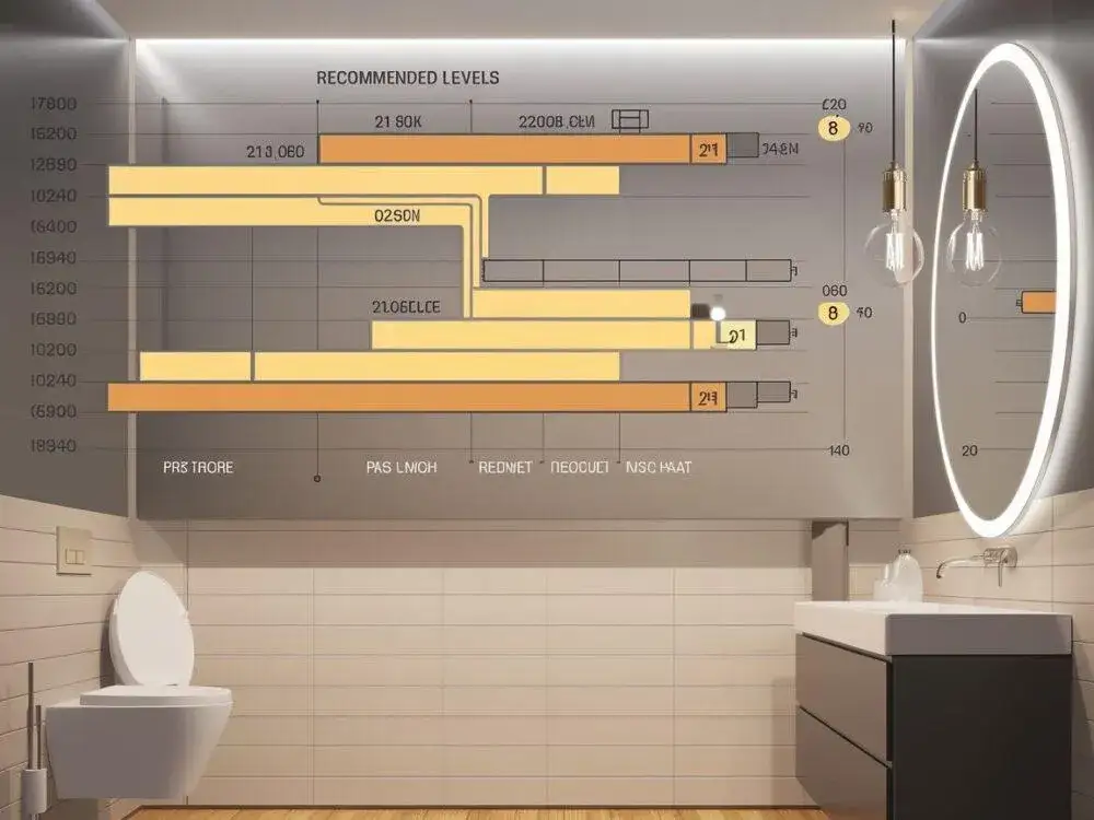 Zdjęcie Ile lumenów na m2 łazienki - Idealne oświetlenie dla Twojego komfortu