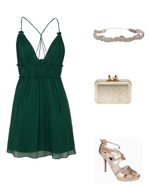 Zdjęcie Con qué combinar un vestido verde: ideas para brillar en cualquier ocasión