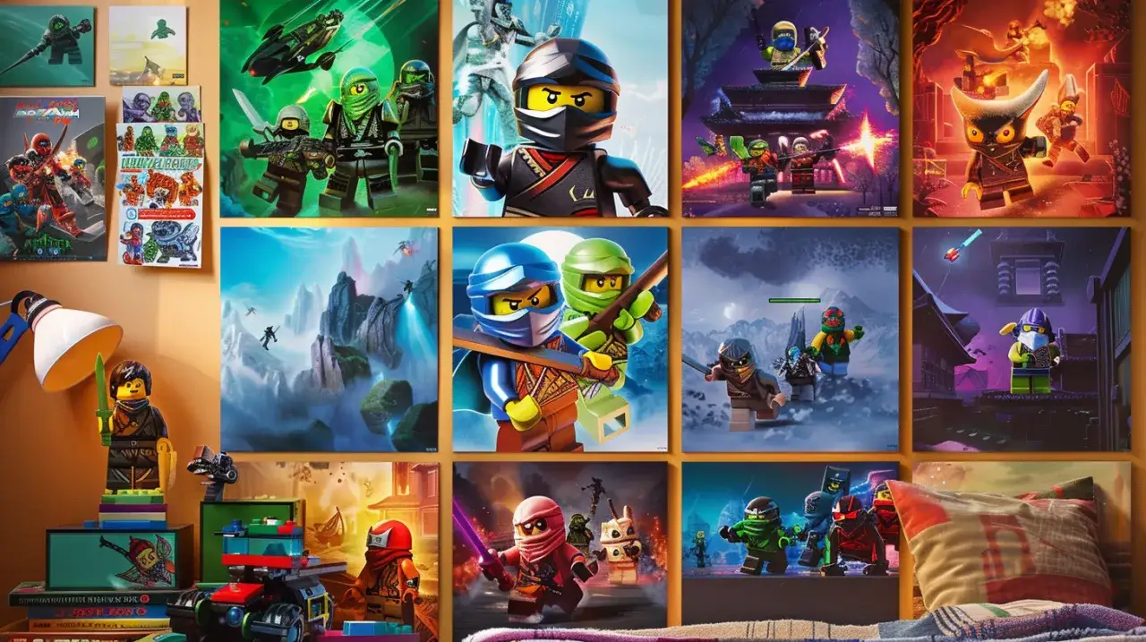 Zdjęcie Plakaty z Lego Ninjago - idealne dekoracje dla małych fanów
