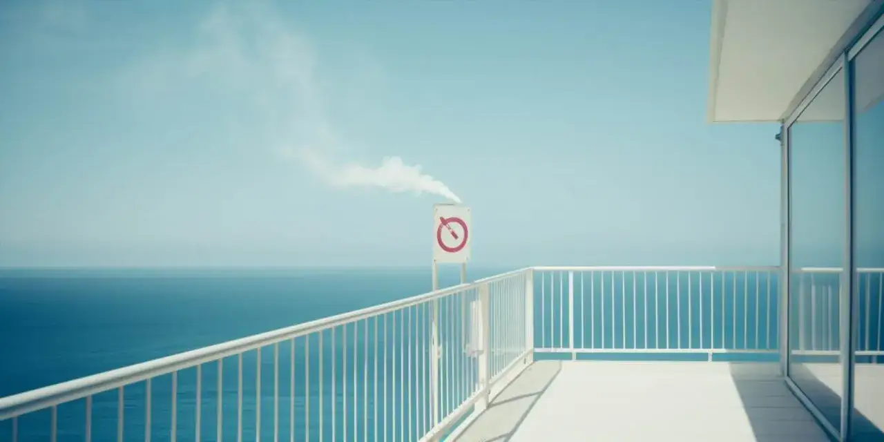 Zdjęcie Czy można palić na balkonie w hotelu? Zasady, które musisz znać