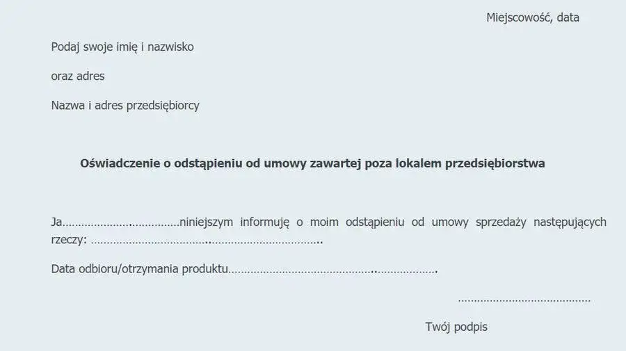 Zdjęcie Jak odstąpić od umowy zawartej na pokazie i uniknąć problemów